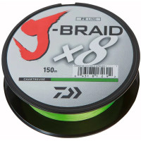 Шнур Daiwa J-Braid X8 0.24мм 150м Chartreuse