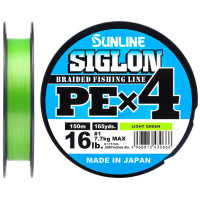Шнур Sunline Siglon PE х4 0.187мм 150м Light Green