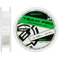 Леска Brain Team Pro 50m 0.135mm 1.9kg Clear