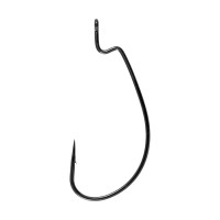 Гачки Owner J-Light Worm Hook 5109 (B-94) №2/0 Black chrome