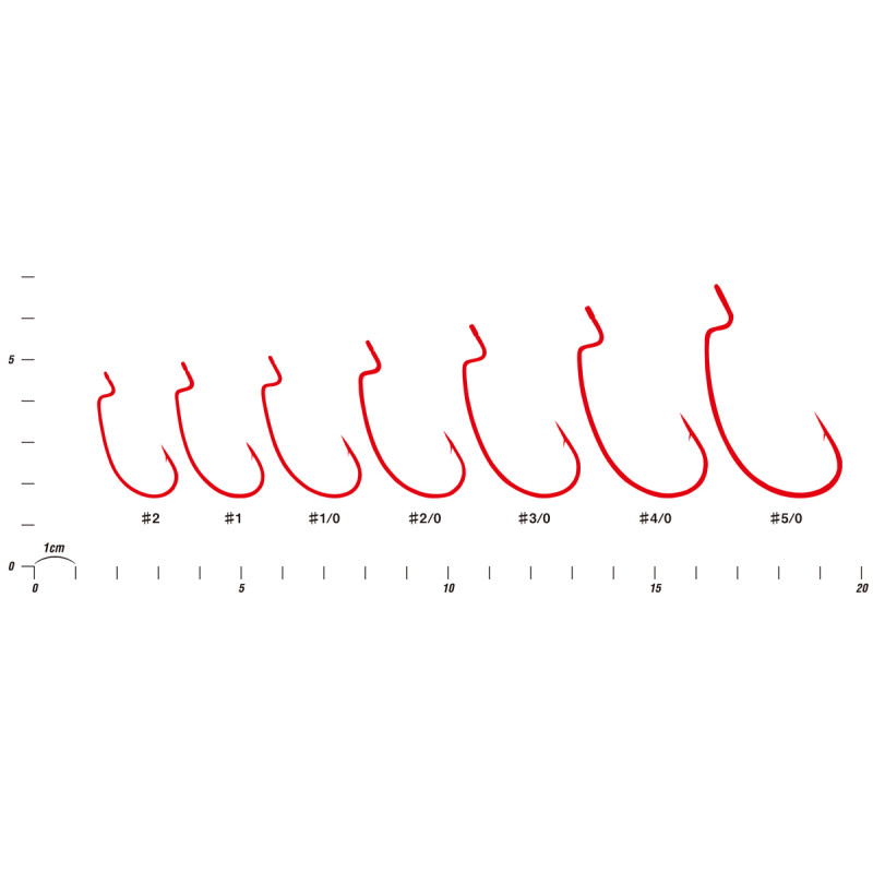 Гачок Decoy Worm17R Kg Hook R #1/0 (7 шт/уп)