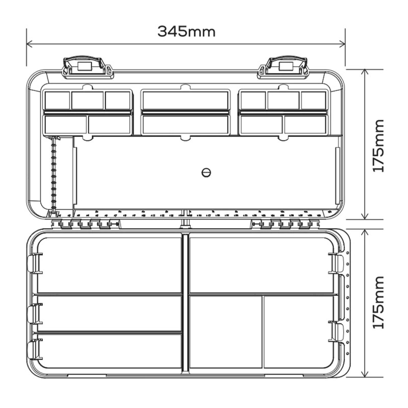 Коробка GC G.Carp Flat Tackle Box