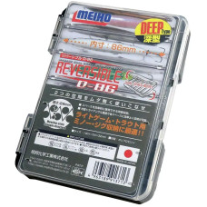 Коробка Meiho Reversible D-86 140x104x32mm Clear