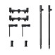 Набір стійок із буз-барами для двох вудилищ Carp Pro Rondel 2 Rods Stand Kit