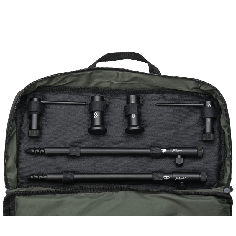 Набір стійок із буз-барами для трьох вудилищ Carp Pro Rondel 3 Rods Stand Kit