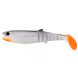 Силікон Savage Gear LB Cannibal Shad 125mm 20g White/Black (Поштучно)