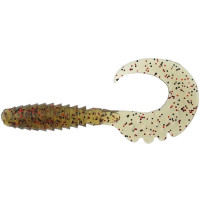 Твистер Fishup Fancy Grub 2.5" #045 Green Pumpkin/Red & Black