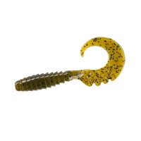 Твистер Fishup Fancy Grub 2.5" #074 Green Pumpkin Seed