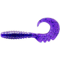 Твістер Fishup Fancy Grub 2" #060 Dark Violet/Peacock & Silver