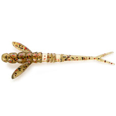 Червь Fishup Flit 1.5" #045 Green Pumpkin/Red & Black