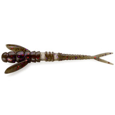 Червь Fishup Flit 1.5" #050 Green Pumpkin Brown/Red & Purple