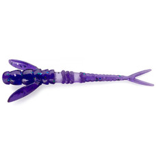 Червь Fishup Flit 1.5" #060 Dark Violet/Peacock & Silver