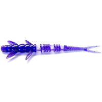 Червь Fishup Flit 2" #060 Dark Violet/Peacock & Silver