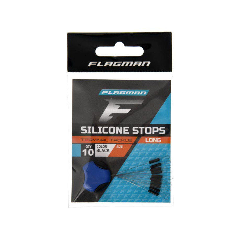 Стопори для волосіні довгі Flagman Silicon Long Stops S