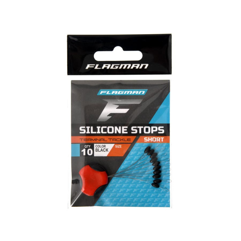 Стопори для волосіні короткі Flagman Silicon Short Stops L