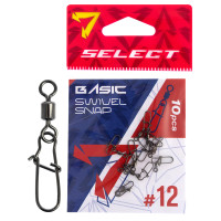 Вертлюжок з застібкою Select Basic Swivel Snap #12 (10 шт/уп)