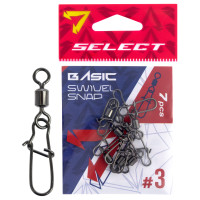 Вертлюжок с застежкой Select Basic Swivel Snap #3 (7 шт/уп)