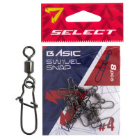 Вертлюжок с застежкой Select Basic Swivel Snap #4 (8 шт/уп)