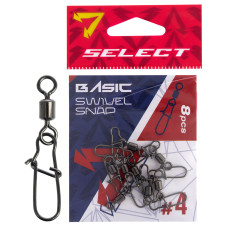 Вертлюжок з застібкою Select Basic Swivel Snap #4 (8 шт/уп)