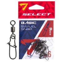 Вертлюжок з застібкою Select Basic Swivel Snap #8 (10 шт/уп)