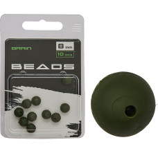 Намистина Brain Beads 8mm (10 шт/уп) Green SGXA-9240-8