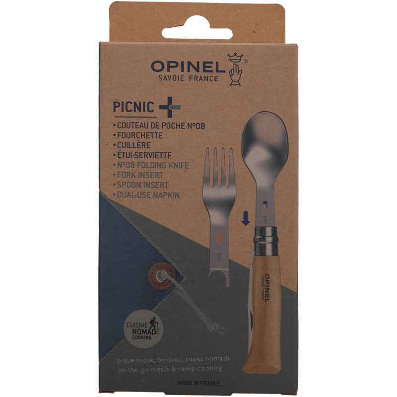 Ніж багатофункціональний Opinel № 8 VRI Inox Picnic+