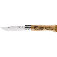 Ніж Opinel №8 VRI Inox Animalia "Форель"