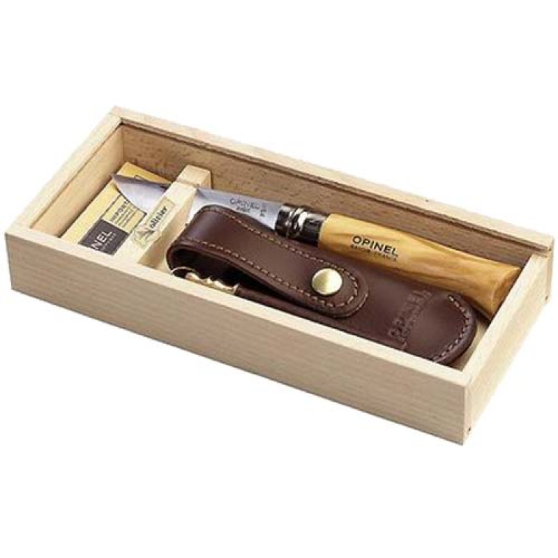 Ніж Opinel №8 VRI Inox Olive