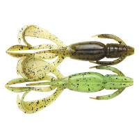 Силикон Keitech Crazy Flapper 2" #401 Green Pumpkin PP.Chart (8 шт/уп)