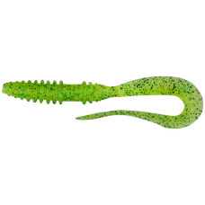 Силікон Keitech Mad Wag Mini 3.5’’ #424 Lime Chartreuse (10 шт/уп)