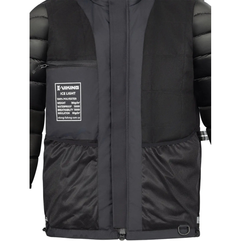 Куртка Viking Fishing Ice Light 80g 10K XL Black/khaki