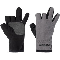 Рукавички Viking Fishing Ice Master Gloves XL (fleece) 3 cut finger Grey-graphite