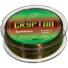 Волосінь Katran Crypton Symbios 1250m (neon/brown) 0.261mm 11.69lb/5.3kg