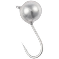Мормишка вольфрамова Viking Fishing Round 0.19g 2.5mm Silver (5шт)