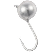 Мормишка вольфрамова Viking Fishing Round 0.19g 2.5mm Silver (5шт)