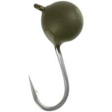 Мормишка вольфрамова Viking Fishing Round 0.3g 3mm Olive (5шт)