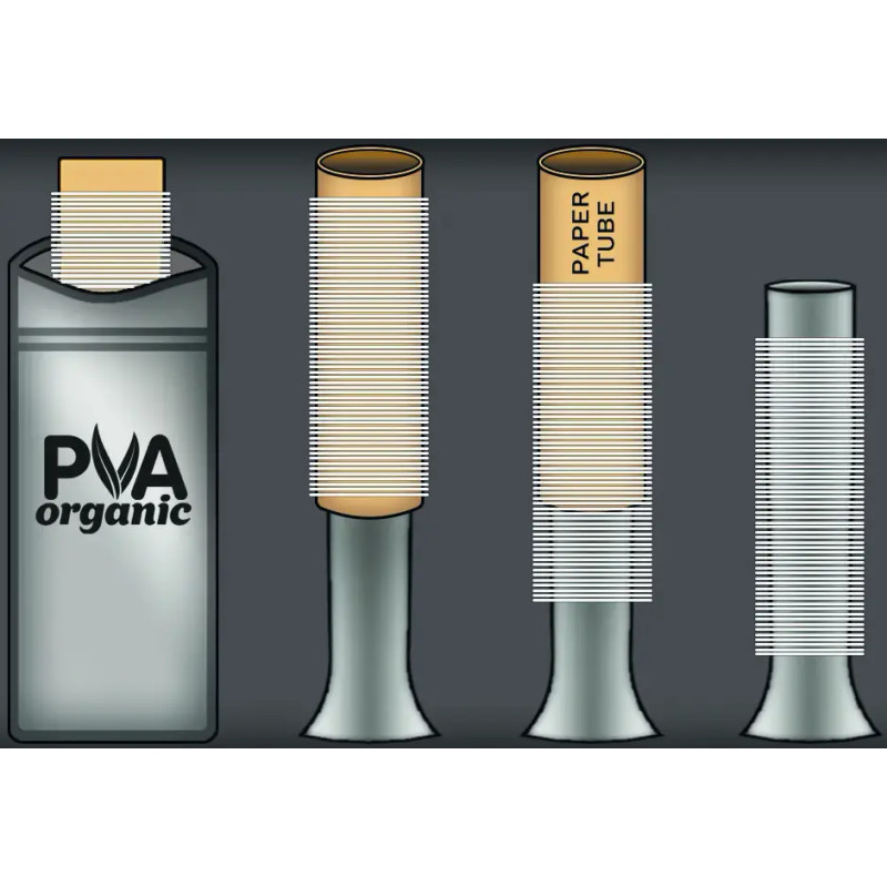ПВА-система Katran PVA mesh system + wooden plunger 24+34mm 7+7m