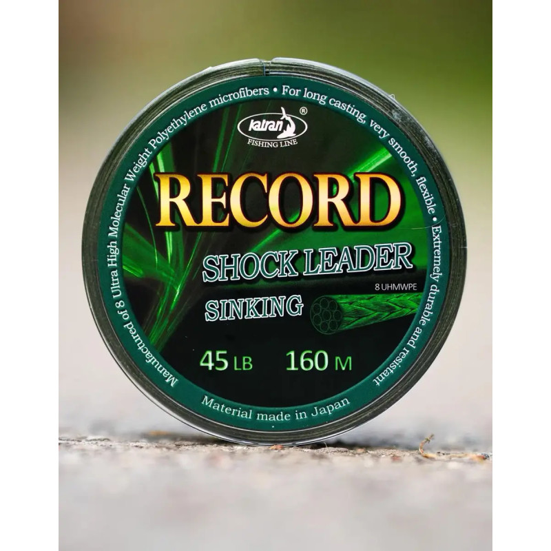 Шоклідер Katran Record Braided Shock-Leader 45lb 80m
