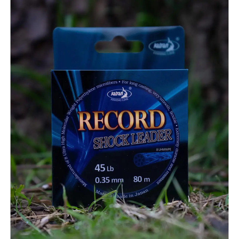 Шоклідер Katran Record Braided Shock-Leader 45lb 80m