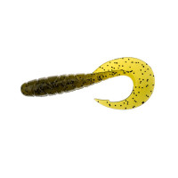 Твистер Fishup Mighty Grub 3.5" #074 Green Pumpkin Seed