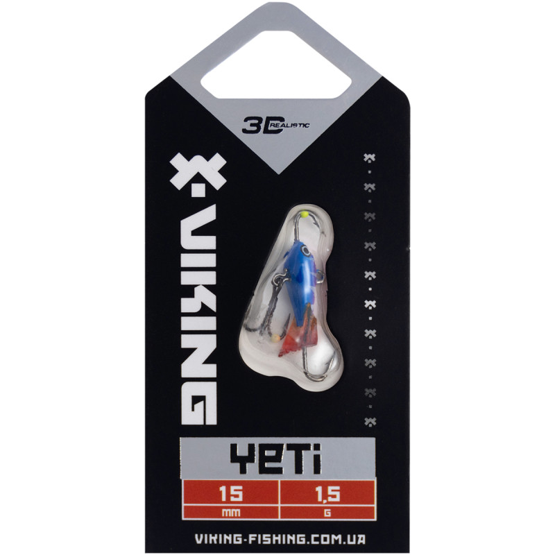 Балансир Viking Fishing Yeti Ice Jig 15mm 1.5g #09 Strange Perch