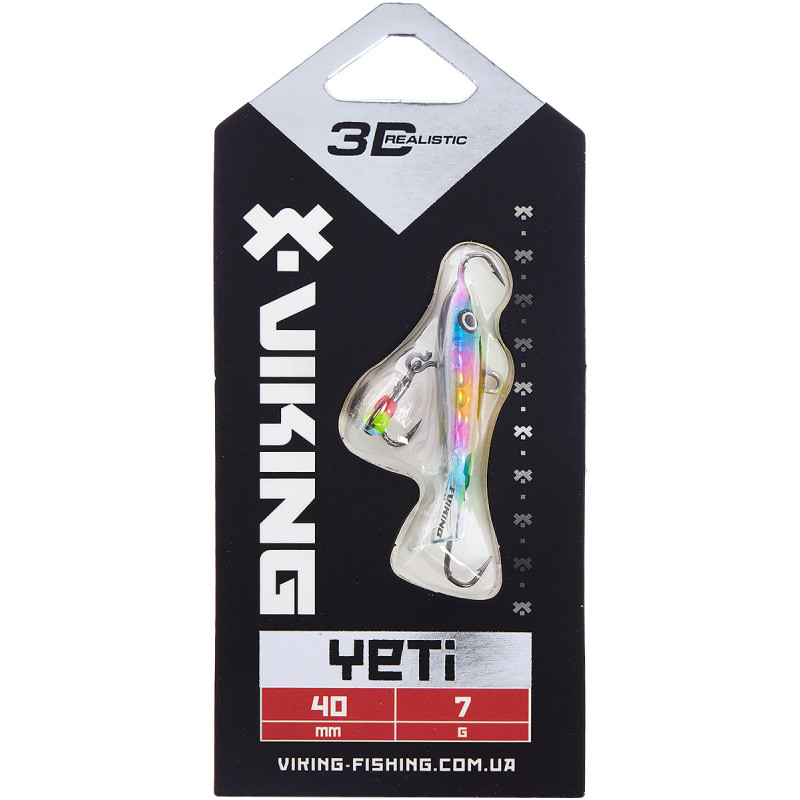 Балансир Viking Fishing Yeti Ice Jig 40mm 7g #16 European Values