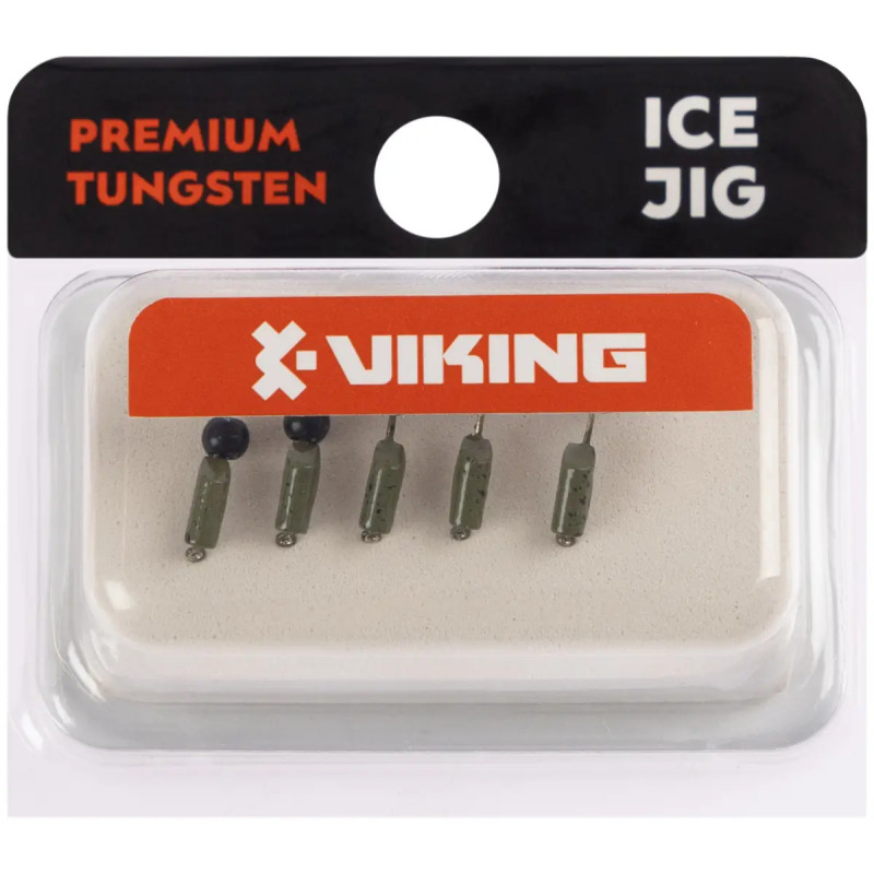 Мормишка вольфрамова Viking Fishing Shrimp 0.33g 7mm Hot3 (5шт)