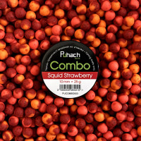 Бойлы Puhach Baits Combo 10 mm - Squid Strawberry (Кальмар Клубника)