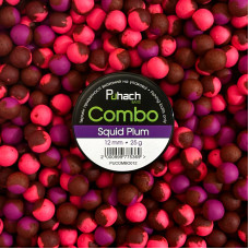 Бойли Puhach Baits Combo 12 mm - Squid Plum (Кальмар Слива)