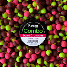 Бойли Puhach Baits Combo 12 mm - Squid Сranberry (Кальмар Журавлина)