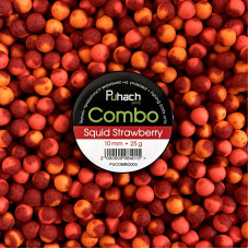 Бойли Puhach Baits Combo 8 mm - Squid Strawberry (Кальмар Полуниця)