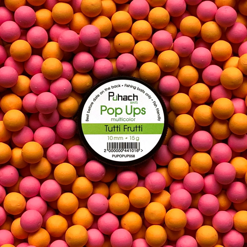 Попап Puhach Baits Pop Ups 10 mm Multicolor - Tutti Frutti (Тутті Фрутті)