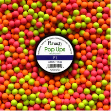 Попап Puhach Baits Pop Ups 6 mm Multicolor - F1 Bubble Gum (Ф1 Бабл Гам)