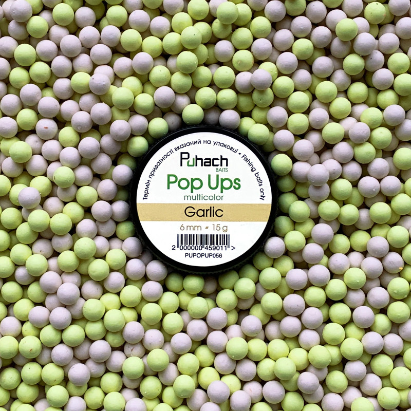 Попап Puhach Baits Pop Ups 6 mm Multicolor - Garlic (Часник)